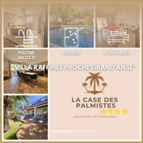 La Case des Palmistes 4 Etoiles, piscine jacuzzi, billard, et vue océan